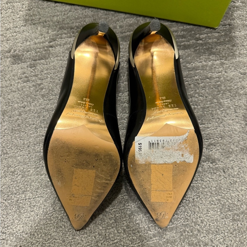 Ted Baker Latefa Black Stiletto Heels - Picture 5 of 7